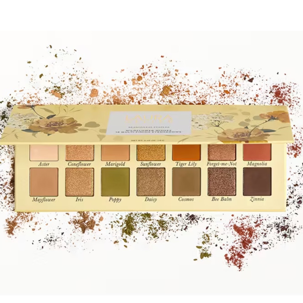 Seasonless, staples, wildflower wishes, 14 multi finish eyeshadows